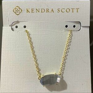 KENDRA SCOTT Rhodium Plated Ever Pendant Necklace